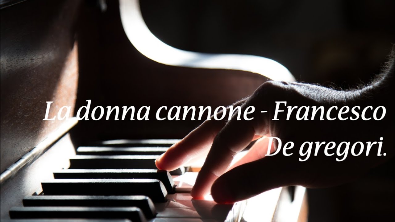 La donna cannone con testo