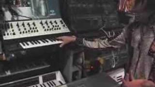 Roger Joseph Manning Jr and his analog synths
