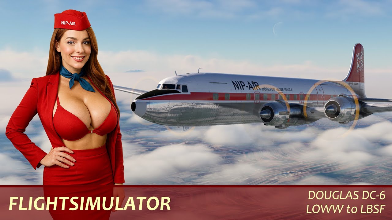 PMDG Douglas DC-6 Fullflight LOWW to LBSF #pmdg #flightsimulator #fullflight