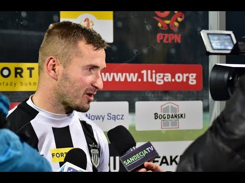 2018-11-28 Sandecja - Odra Opole 2-0 (1-0), Bartłomiej Dudzic