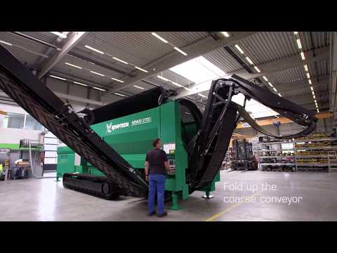 Komptech Nemus 2700 Trommel Screen - Drum Change