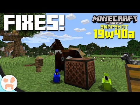 PARROT CHANGES & BUG FIXES | 19w40a Snapshot Features & Changes - Minecraft 1.15