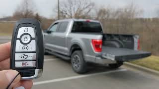 2023 Ford F-150 How to use remote tailgate keyfob feature