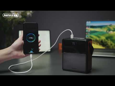 Повербанк Remax FP-1 Piloteer Series 100000 mAh PD27W+QC22.5W Black