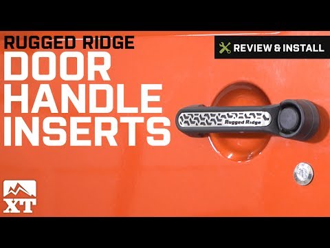Jeep Wrangler Rugged Ridge Door Handle Inserts (2007-2017 JK) Review & Install