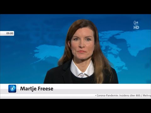 Martje Freese vertretungsweise bei Tagesschau24 (23.01.2022)