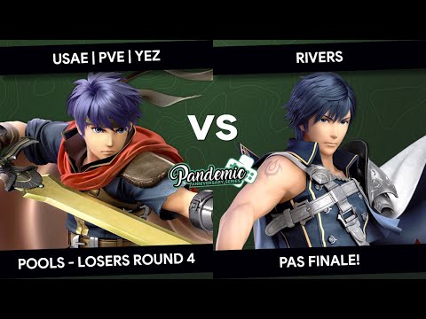 PAS Finale! - USAE PvE  Yez (Ike) vs Rivers (Chrom) - Pools Losers Round 4