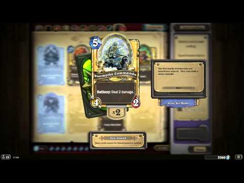 Stormpike Commando HD Hearthstone Golden Card Spotlight