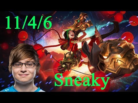 C9 Sneaky - Jinx vs Xayah - Bot - March 5th, 2018