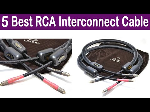 Top 5 Best RCA Interconnect Cable In 2020 | Best DBS RCA INTERCONNECT AUDIOPHILE CABLE