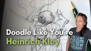 How to Doodle Like Heinrich Kley | Fun Ballpoint Pen Sketching