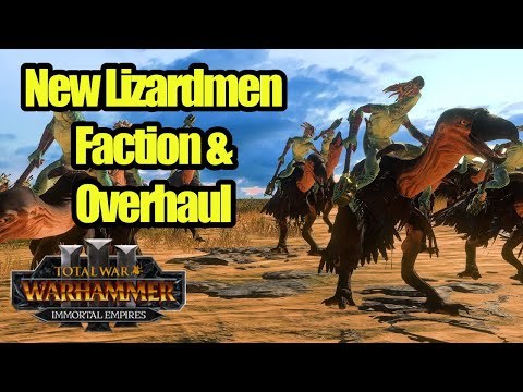 New Lizardmen Faction, Units And Race Overhaul Mod - Total War Warhammer 3 - Mod Review