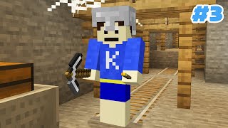 【マイクラ】ダイヤ探してたらマジの奇跡が起きました。Part3【はじめての地上生活】
