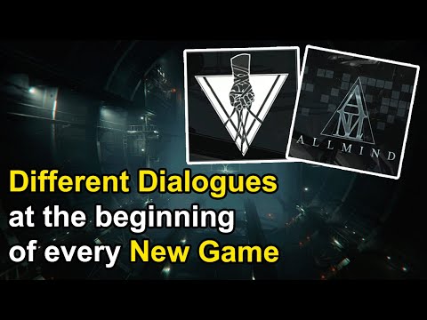 Different voice lines of Walter and ALLMIND at the beginning of every new game | Armored Core 6