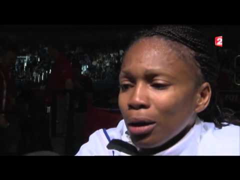 L'émotion de Laura Flessel après sa Défaite aux JO 2012 de Londres