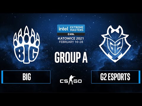 CS:GO - BIG vs. G2 Esports [Train] Map 1 - IEM Katowice 2021 - Group A