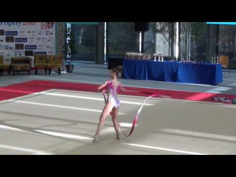 Ekaterina Selezneva RUS ribbon final Luxenbourg Trophy 2017