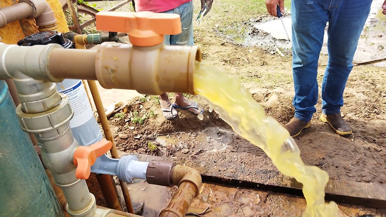 Tratamento de água com ferro e manganês Poço artesiano +55 67 9142-4356