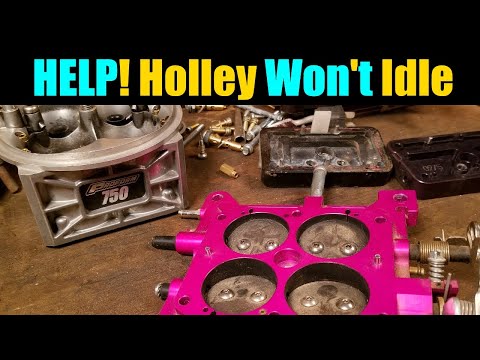 Holley Carb Wont Idle? Check This! | Holley Carb Secrets, Tips And Tricks |