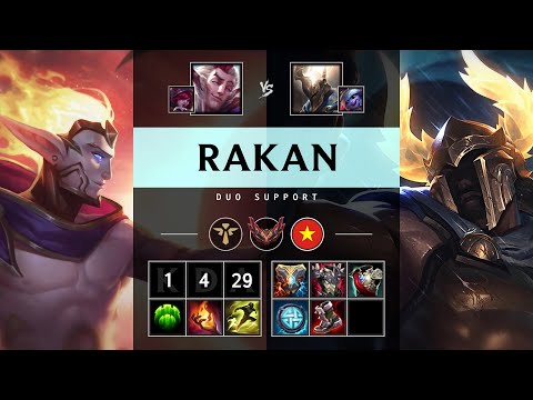 Rakan Support vs Pantheon - VN Grandmaster Patch 25.13