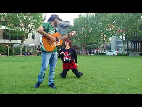 Snitra de kaky Ararby  avec une danseuse chinoise a shanghai