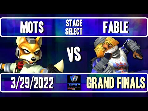 Stage Select 22: Mot$ (Fox) Vs. Fable (Sheik) - Grand Finals