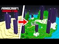 J'ai transformé l'END en OVERWORLD sur Minecraft Hardcore