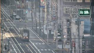 Sapporo Japan Traffic Cam & Cityscape Live 24/7 | 🚋札幌市電 中央区役所前停留場 SC03 live webcam