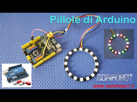 Test anello 16 LED RGB WS2812