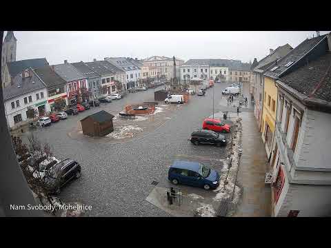 Město Mohelnice – pohled na náměstí Svobody