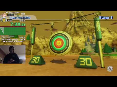 Wii Sports Resort All Stamps speedrun in 9:49:58
