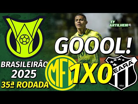 [Série A '25] Negueba Abre o Placar no Maião! | Mirassol/SP 1 X 0 Ceará | GOL! | TV ARTILHEIRO