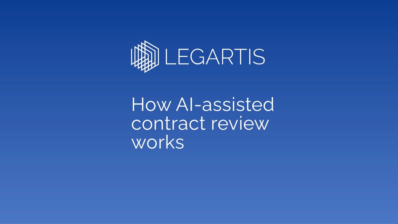 How AI in contract review works I Legartis
