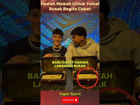 Hadiah Mewah I Phone Berlapis Emas Milik Yamal Cepat Rusak ‼️