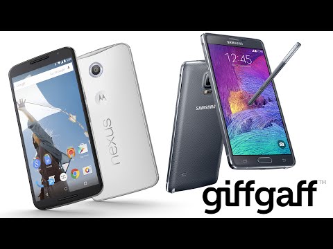 Google Nexus 6 vs Samsung Galaxy Note 4 | giffgaff
