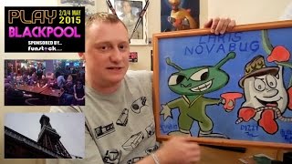 Retro Waffle - PLAY Blackpool 2015 Aftertalk. Paintings, Presents & Pick Ups