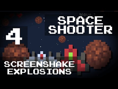[Game Maker Tutorial] Easy Space Shooter - 4: Screenshake and Exploding Death Animations