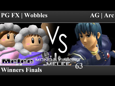 MNM 63 Melee - PG FX | Wobbles (ICs) vs AG | Arc (Marth) - Winners Finals
