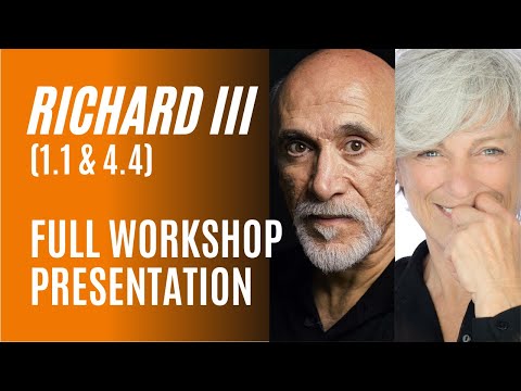 Shakespeare's RICHARD III Presentation (1.1 and 4.4) with Tony Amendola and Anne Gee Byrd