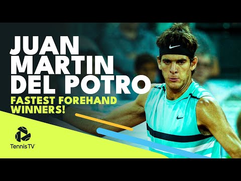 Juan Martin del Potro's Fastest Ever ATP Forehand Winners! 💥