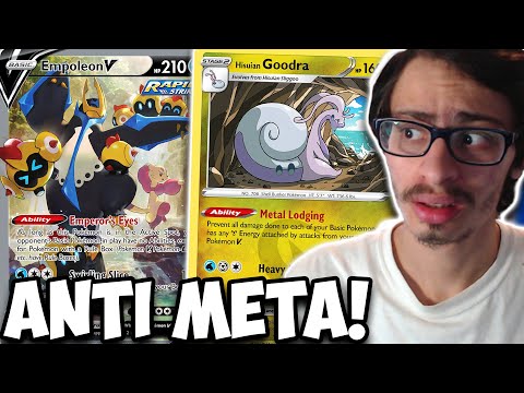 The Ultimate Anti Meta Deck In Standard! Empoleon V/Goodra! Ladder Farming Lost Origin PTCGO