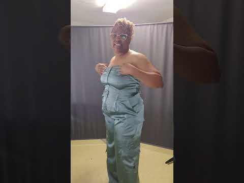 #fashionnova  - Della Satin Jmpsuit - Sage - XL