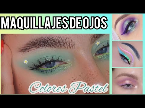 😍RECOPILACIÓN DE MAQUILLAJE DE OJOS👌 COLORES PASTEL/ MAKEUP EYES 2020/ #MAKEUP #FASHIONMAKEUP