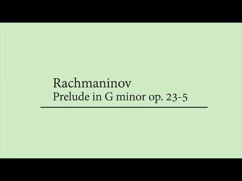 Rachmaninov Prelude in G minor op. 23-5 (Lazar Berman)(1976)