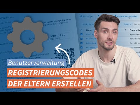 Registrierungscodes der Eltern in der IServ-Benutzerverwaltung erstellen