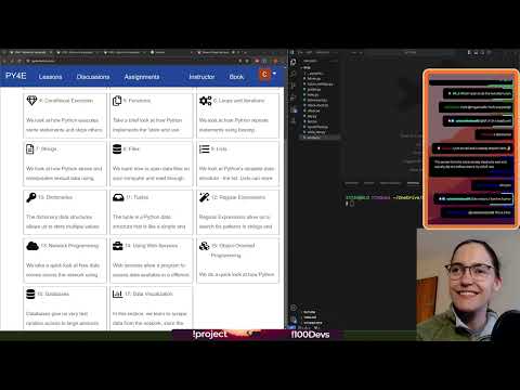 100devs Lets Learn Python Part 5