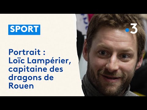 Loïc Lampérier, capitaine des dragons de Rouen et joueur le plus capé de l'histoire du club