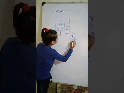 Yashashri Suresh Tidke |  Multiplication of 2 × 2 Simple way #shortvideo #shorts