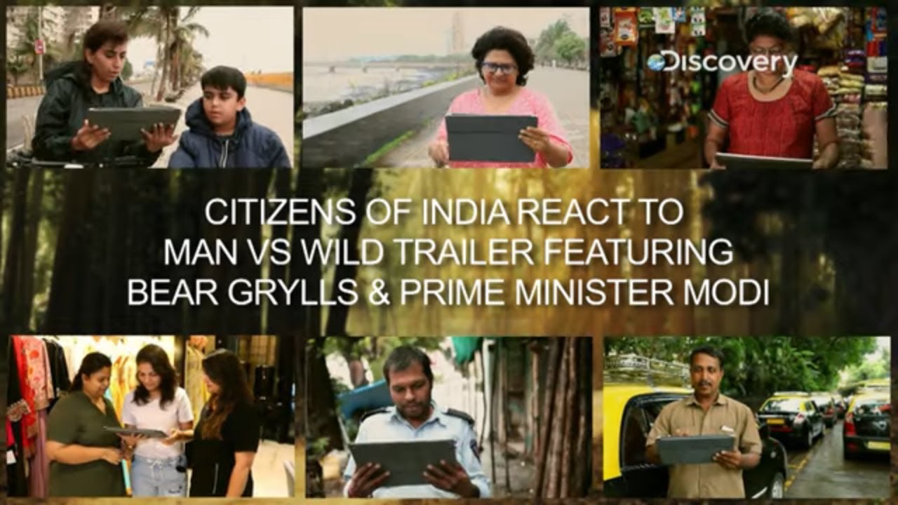 People respond to the promo of #ManvsWild with Bear Grylls and PM Modi | Discovery India