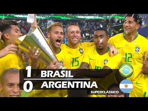 Brasil 1 x 0 Argentina 16/10/18 Amistoso da Seleção Brasileira Superclássico das AMÉRICAS